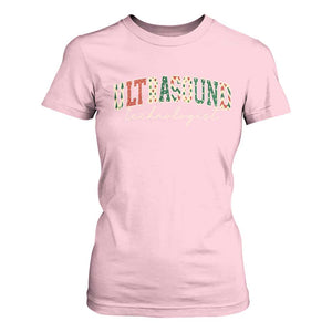 Christmas Ultrasound Technologist T Shirt For Women Sonographer Sonography Student Gift TS10 Light Pink Print Your Wear