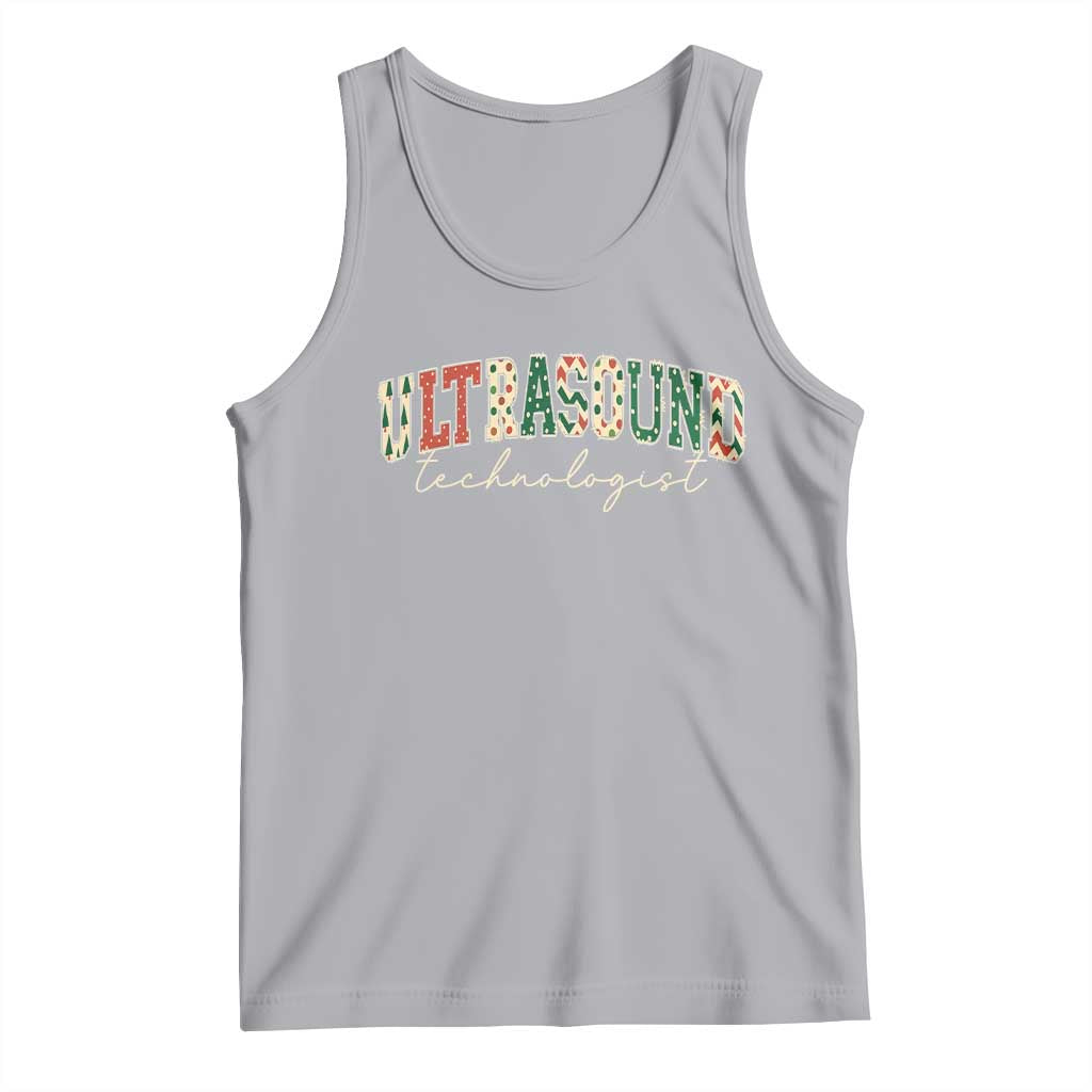 Christmas Ultrasound Technologist Tank Top Sonographer Sonography Student Gift TS10 Athletic Heather Print Your Wear