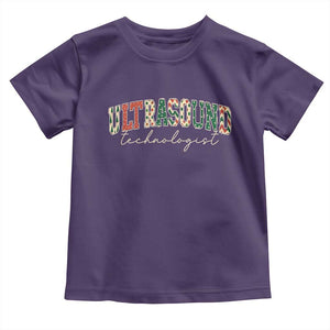 Christmas Ultrasound Technologist Toddler T Shirt Sonographer Sonography Student Gift TS10 Purple Print Your Wear