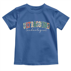 Christmas Ultrasound Technologist Toddler T Shirt Sonographer Sonography Student Gift TS10 Royal Blue Print Your Wear