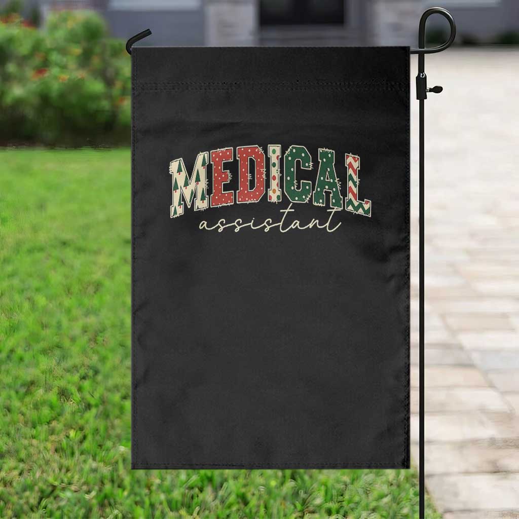 Christmas Medical Assistant Garden Flag MA Nurse Grad Gift TS10 Print Your Wear