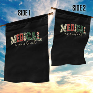 Christmas Medical Assistant Garden Flag MA Nurse Grad Gift TS10 Print Your Wear