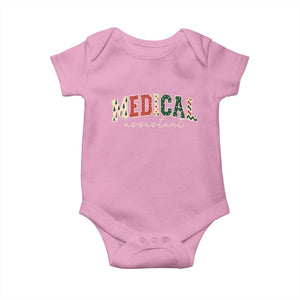 Christmas Medical Assistant Baby Onesie MA Nurse Grad Gift TS10 Light Pink Print Your Wear