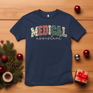 Christmas Medical Assistant T Shirt MA Nurse Grad Gift TS10 Navy Print Your Wear
