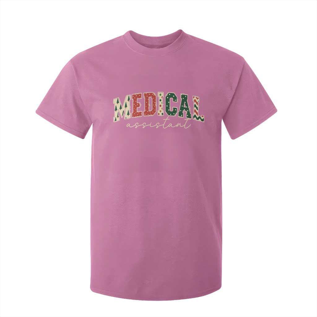 Christmas Medical Assistant T Shirt For Kid MA Nurse Grad Gift - Print Your Wear