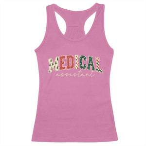 Christmas Medical Assistant Racerback Tank Top MA Nurse Grad Gift TS10 Azalea Print Your Wear