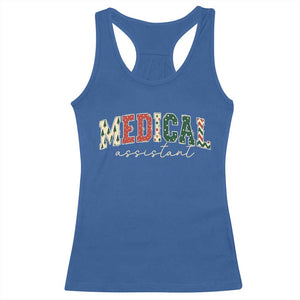 Christmas Medical Assistant Racerback Tank Top MA Nurse Grad Gift TS10 Royal Blue Print Your Wear