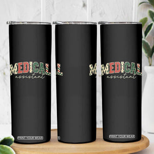 Christmas Medical Assistant Skinny Tumbler MA Nurse Grad Gift - Print Your Wear