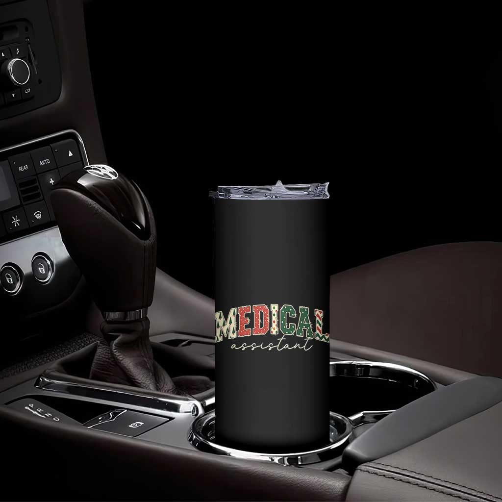 Christmas Medical Assistant Skinny Tumbler MA Nurse Grad Gift - Print Your Wear