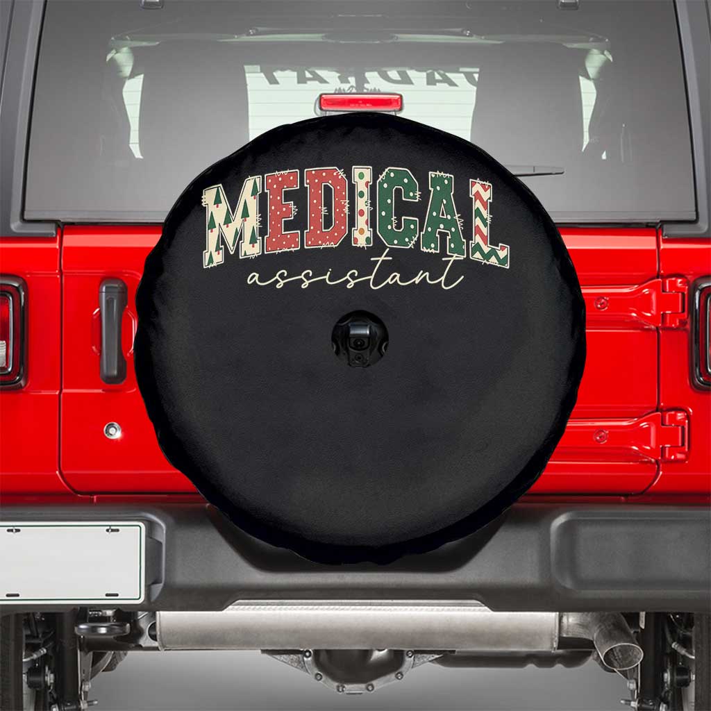 Christmas Medical Assistant Spare Tire Cover MA Nurse Grad Gift TS10 Black Print Your Wear