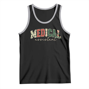 Christmas Medical Assistant Tank Top MA Nurse Grad Gift TS10 Black Athletic Heather Print Your Wear