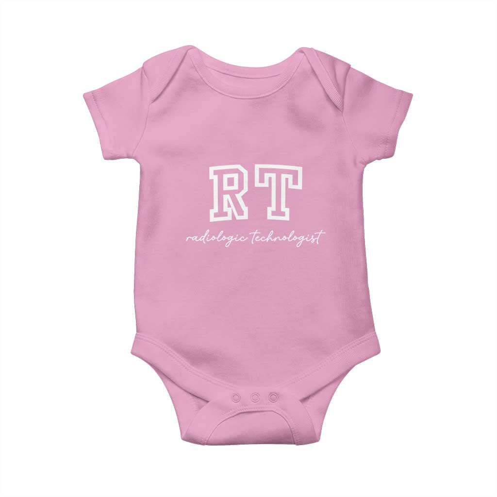 Radiology Technologist Baby Onesie RT Xray Rad Tech Gift TS10 Light Pink Print Your Wear