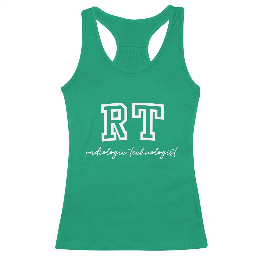 Radiology Technologist Racerback Tank Top RT Xray Rad Tech Gift TS10 Irish Green Print Your Wear
