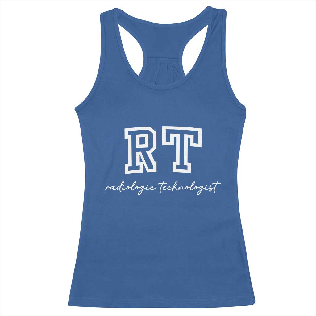 Radiology Technologist Racerback Tank Top RT Xray Rad Tech Gift TS10 Royal Blue Print Your Wear