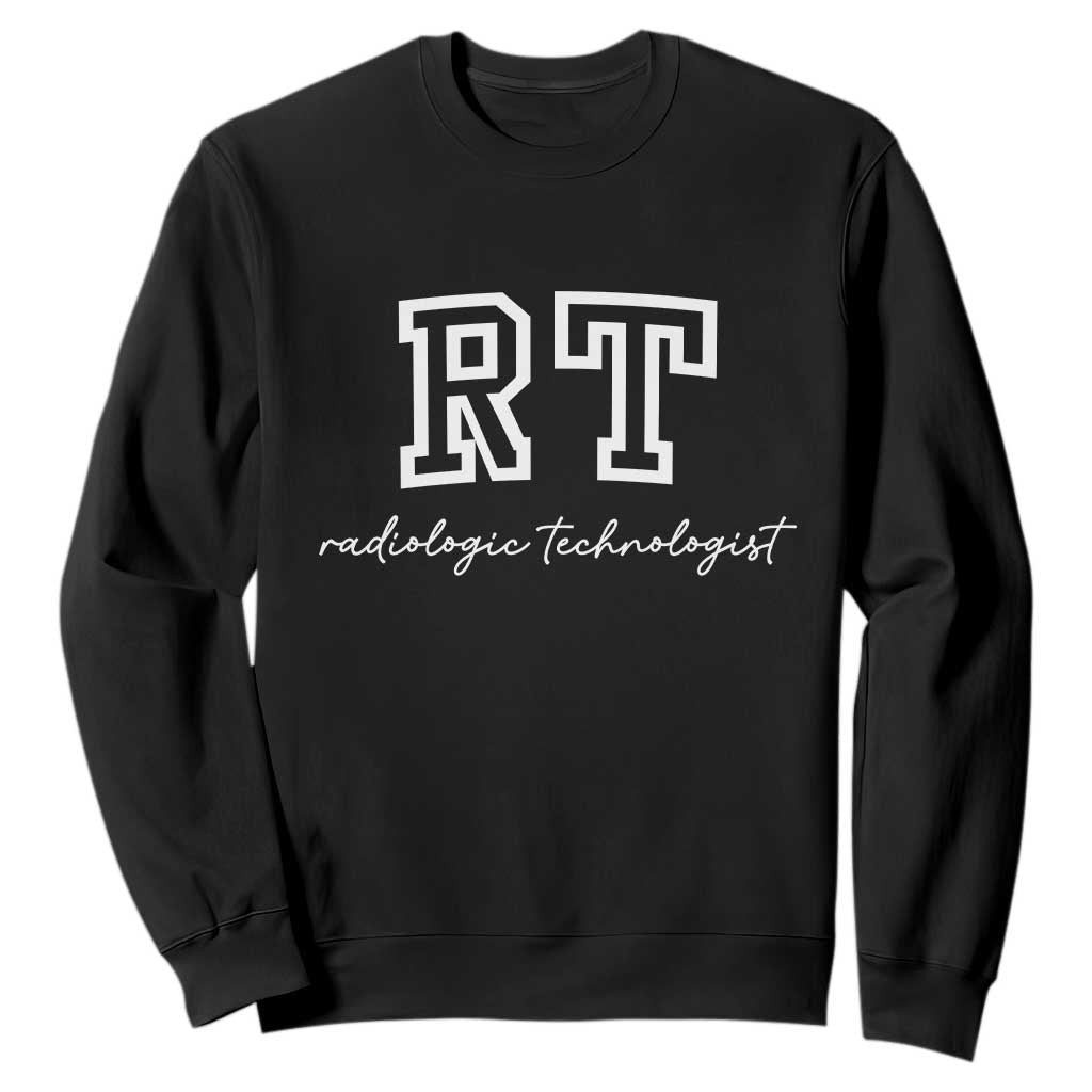 Radiology Technologist Sweatshirt RT Xray Rad Tech Gift TS10 Black Print Your Wear