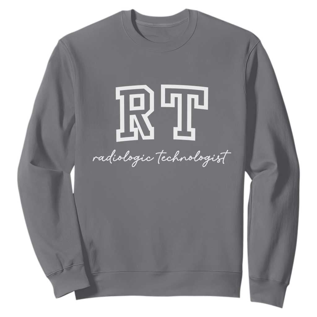 Radiology Technologist Sweatshirt RT Xray Rad Tech Gift TS10 Charcoal Print Your Wear