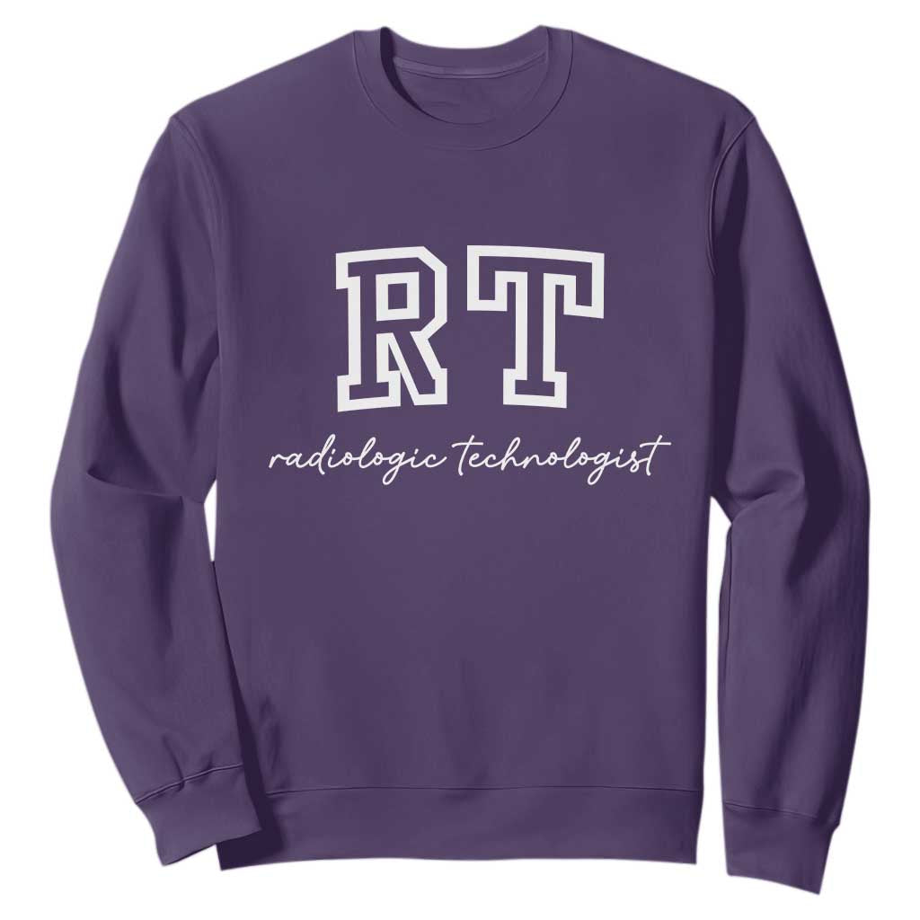 Radiology Technologist Sweatshirt RT Xray Rad Tech Gift TS10 Purple Print Your Wear