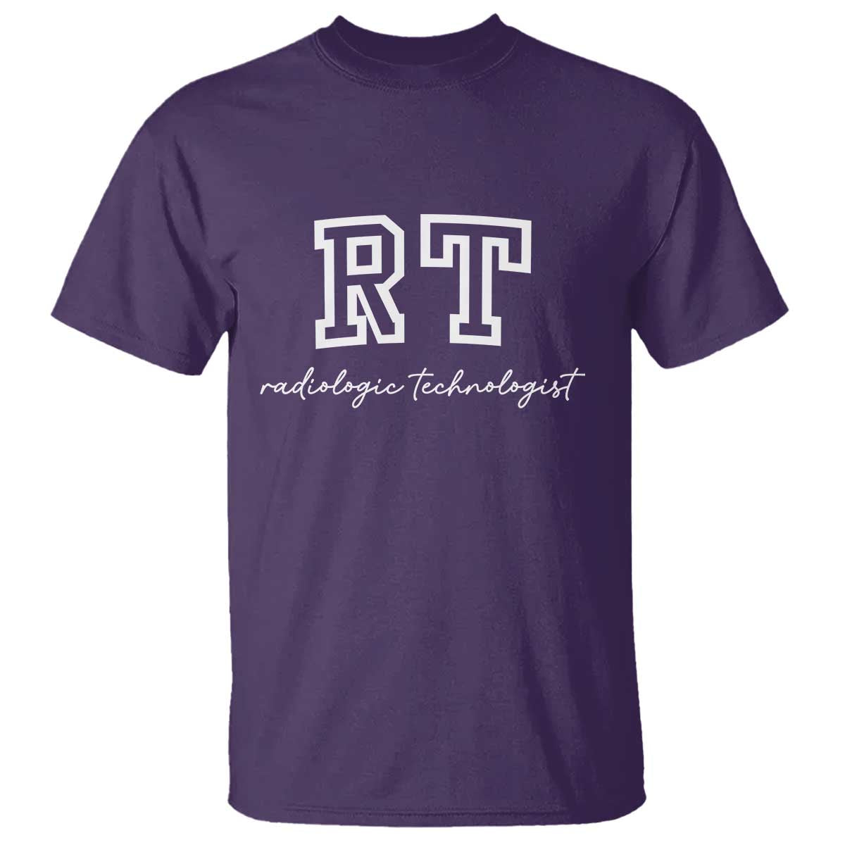 Radiology Technologist T Shirt RT Xray Rad Tech Gift TS10 Purple Print Your Wear