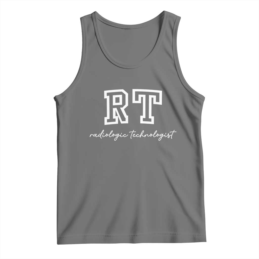 Radiology Technologist Tank Top RT Xray Rad Tech Gift TS10 Black Heather Print Your Wear