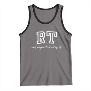 Radiology Technologist Tank Top RT Xray Rad Tech Gift TS10 Deep Heather Black Print Your Wear