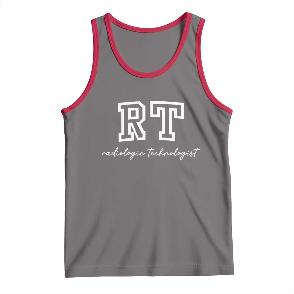 Radiology Technologist Tank Top RT Xray Rad Tech Gift TS10 Deep Heather Red Print Your Wear