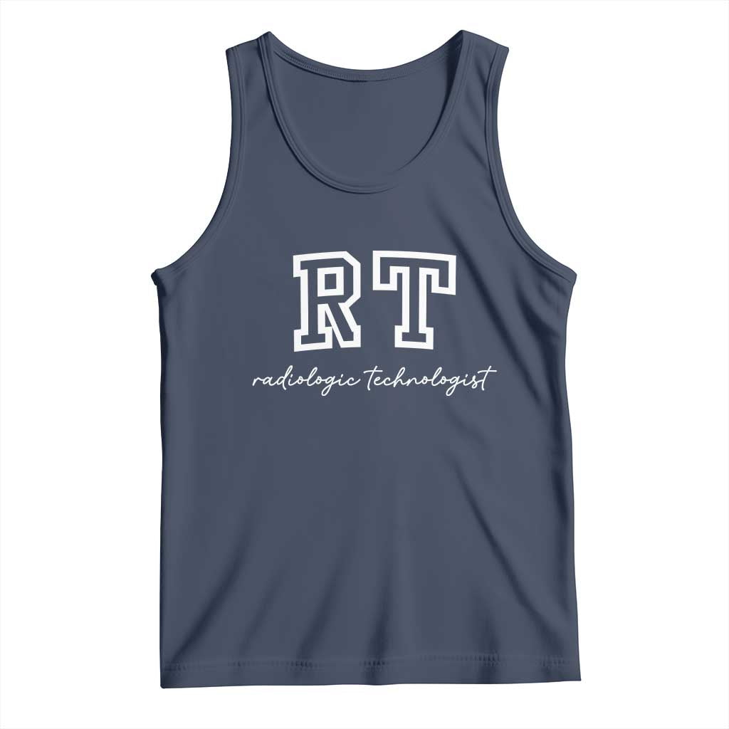 Radiology Technologist Tank Top RT Xray Rad Tech Gift TS10 Navy Print Your Wear