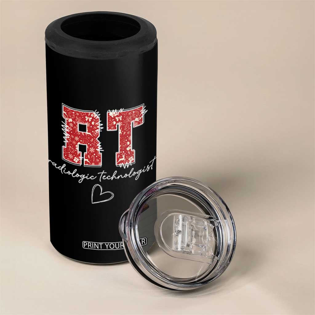 Christmas Radiology 4 in 1 Can Cooler Tumbler RT Xray Rad Tech Gift - Print Your Wear
