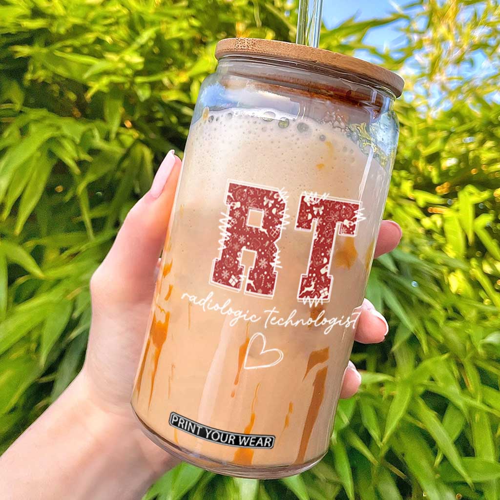 Christmas Radiology Glass Can RT Xray Rad Tech Gift - Print Your Wear