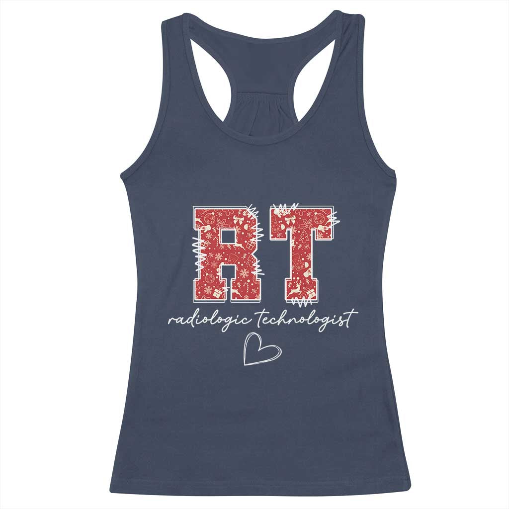 Christmas Radiology Racerback Tank Top RT Xray Rad Tech Gift TS10 Navy Print Your Wear