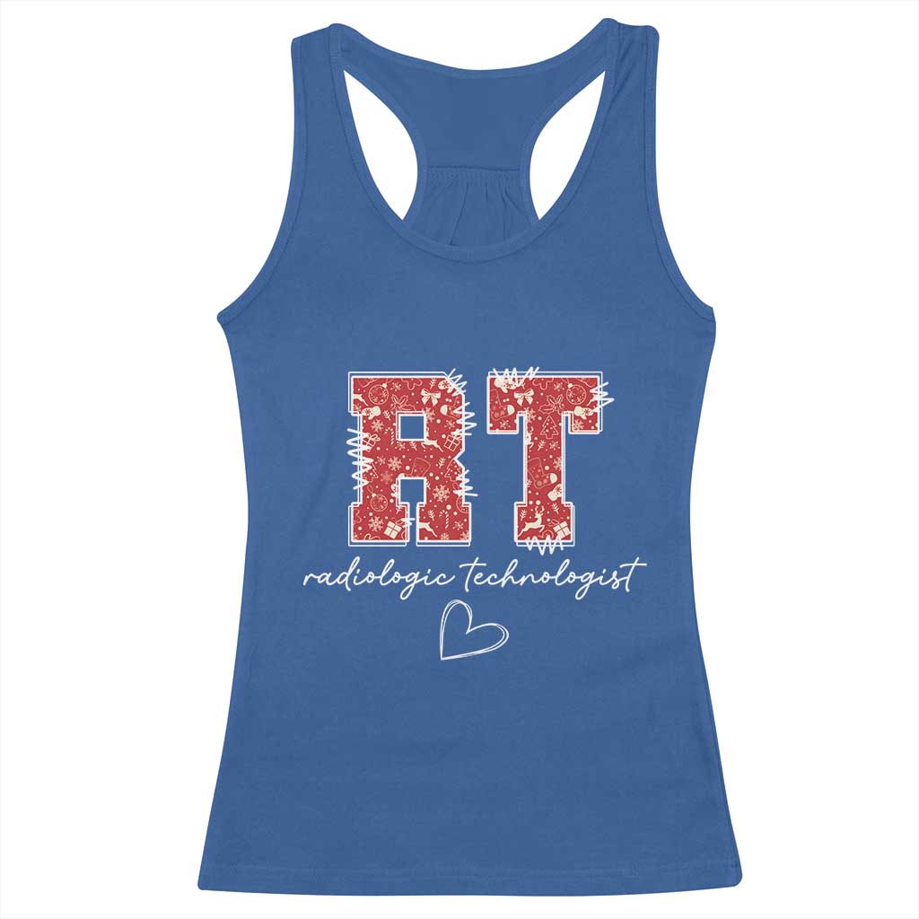 Christmas Radiology Racerback Tank Top RT Xray Rad Tech Gift TS10 Royal Blue Print Your Wear