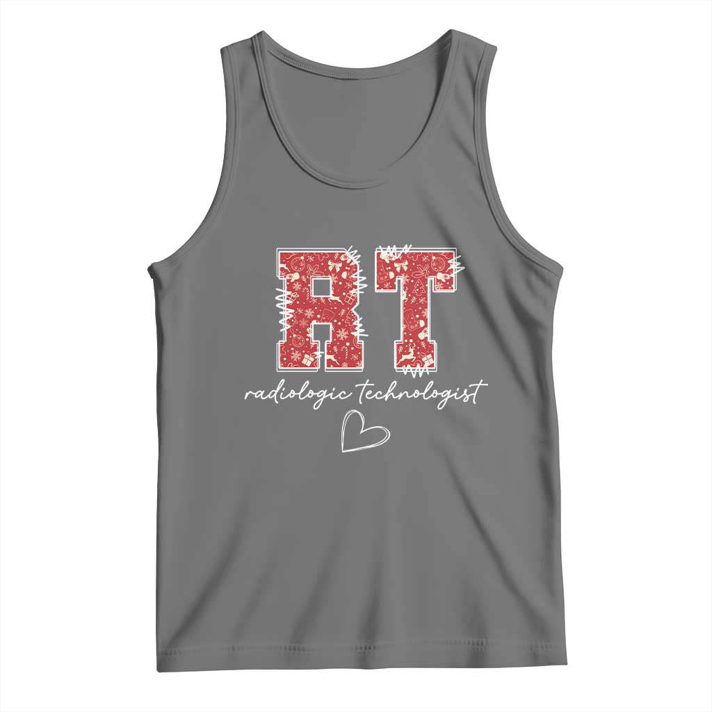 Christmas Radiology Tank Top RT Xray Rad Tech Gift TS10 Black Heather Print Your Wear