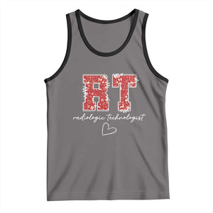 Christmas Radiology Tank Top RT Xray Rad Tech Gift TS10 Deep Heather Black Print Your Wear