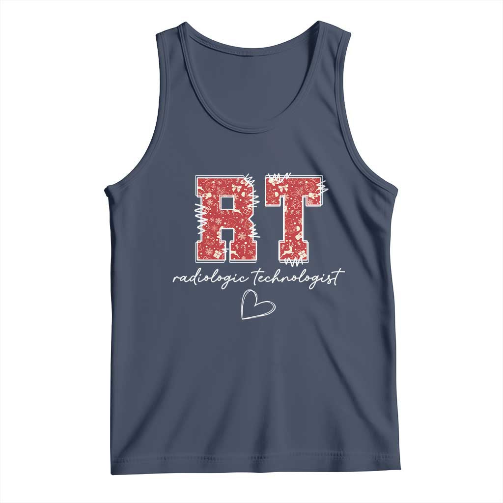 Christmas Radiology Tank Top RT Xray Rad Tech Gift TS10 Navy Print Your Wear