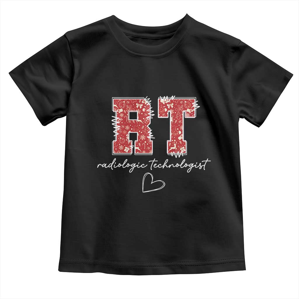 Christmas Radiology Toddler T Shirt RT Xray Rad Tech Gift TS10 Black Print Your Wear
