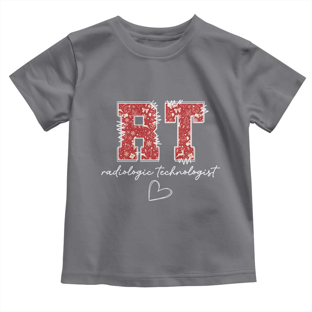 Christmas Radiology Toddler T Shirt RT Xray Rad Tech Gift TS10 Charcoal Print Your Wear