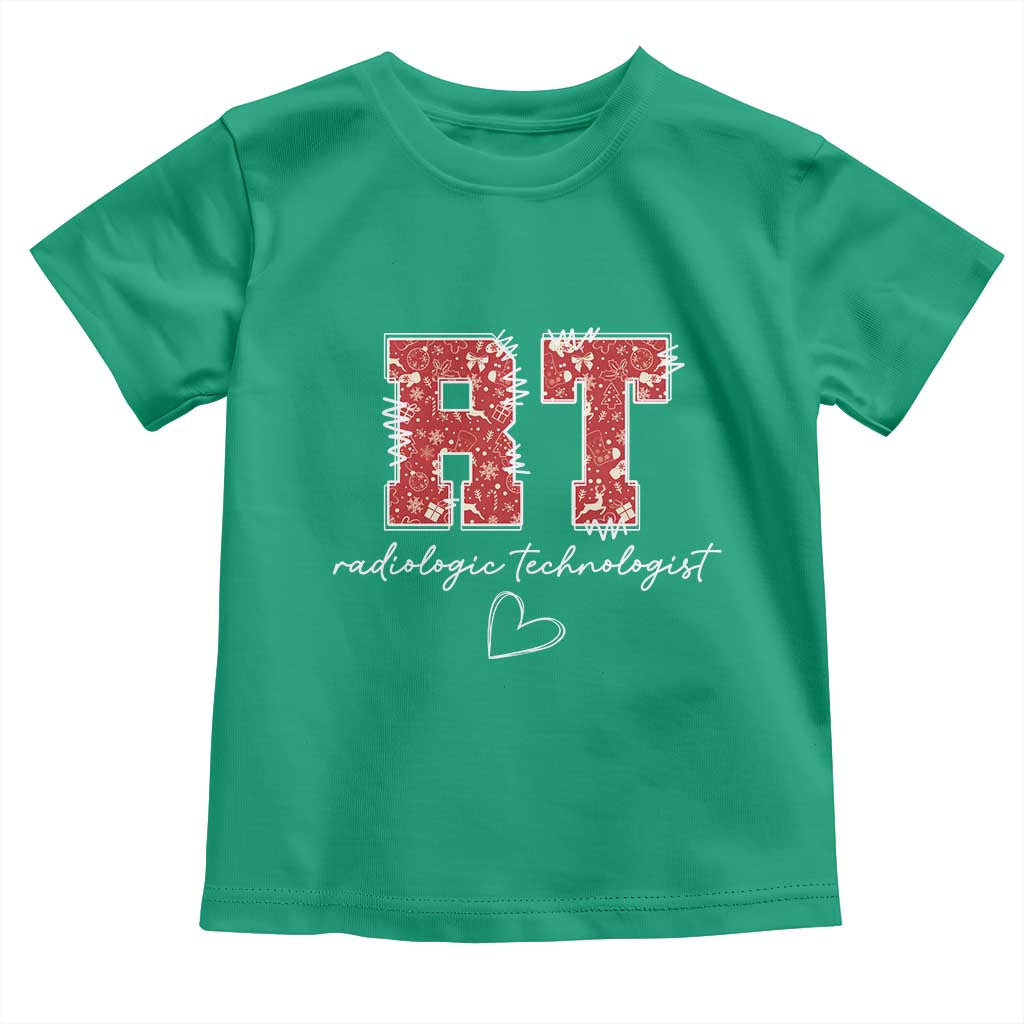 Christmas Radiology Toddler T Shirt RT Xray Rad Tech Gift TS10 Irish Green Print Your Wear