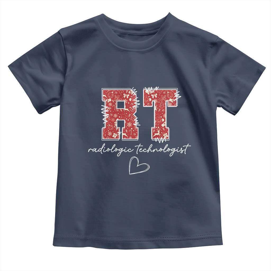 Christmas Radiology Toddler T Shirt RT Xray Rad Tech Gift TS10 Navy Print Your Wear