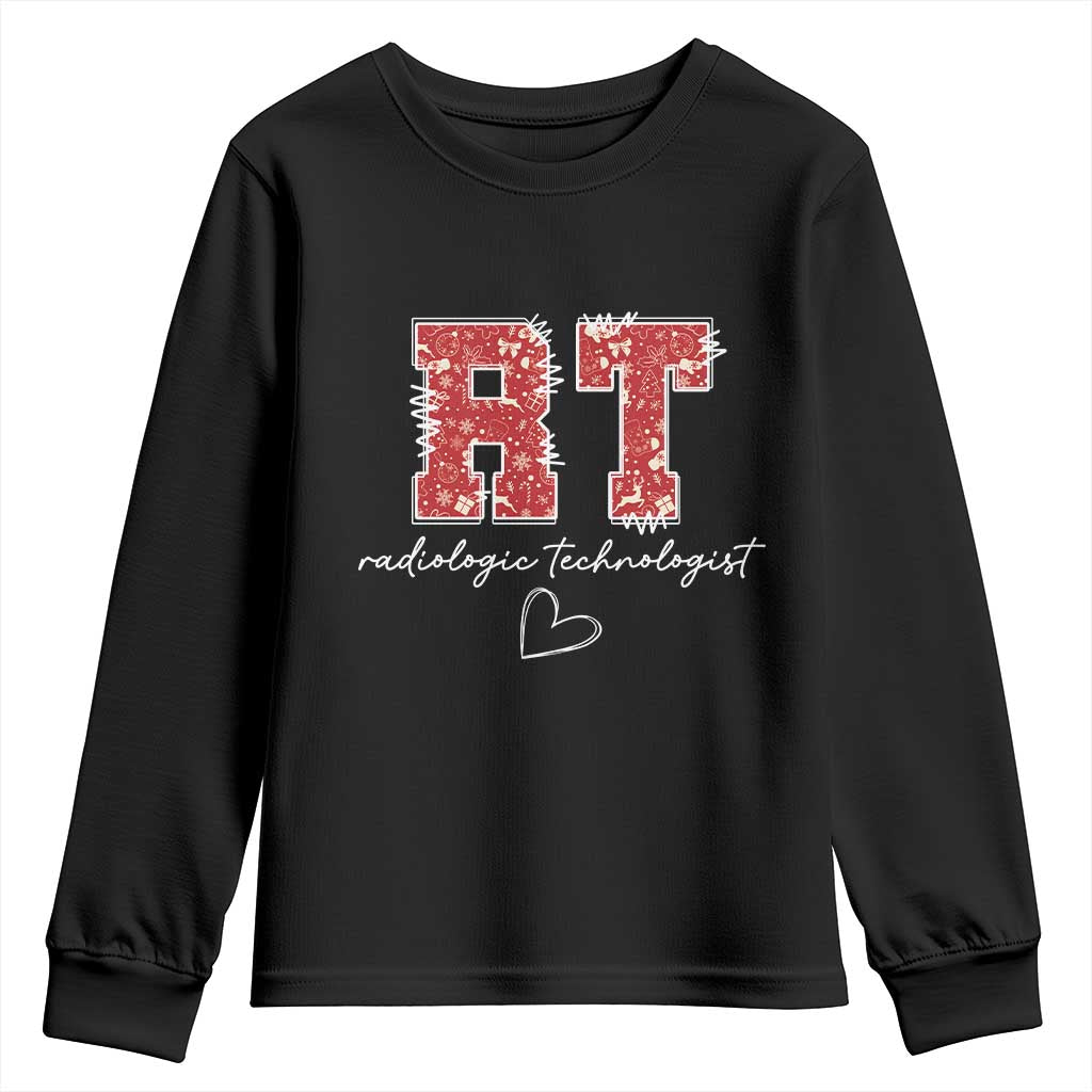 Christmas Radiology Youth Sweatshirt RT Xray Rad Tech Gift - Print Your Wear