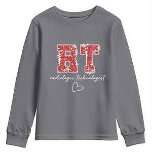 Christmas Radiology Youth Sweatshirt RT Xray Rad Tech Gift TS10 Charcoal Print Your Wear