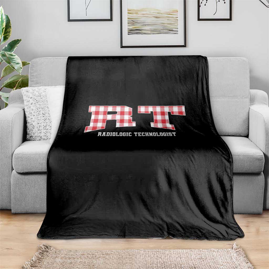 Christmas Radiology Technologist Throw Blanket Buffalo Plaid RT Rad Tech Gift TS10 Print Your Wear