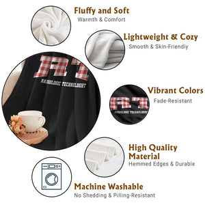 Christmas Radiology Technologist Throw Blanket Buffalo Plaid RT Rad Tech Gift TS10 Print Your Wear