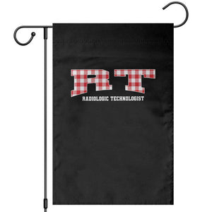 Christmas Radiology Technologist Garden Flag Buffalo Plaid RT Rad Tech Gift TS10 Black Print Your Wear