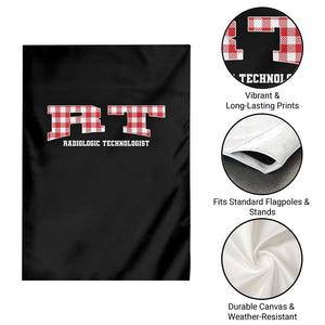 Christmas Radiology Technologist Garden Flag Buffalo Plaid RT Rad Tech Gift TS10 Print Your Wear