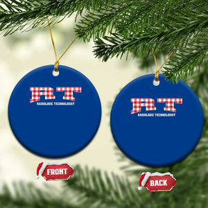 Christmas Radiology Technologist Ceramic Ornament Buffalo Plaid RT Rad Tech Gift TS10 1pc Blue Print Your Wear