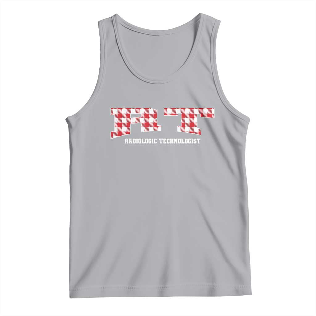 Christmas Radiology Technologist Tank Top Buffalo Plaid RT Rad Tech Gift TS10 Athletic Heather Print Your Wear