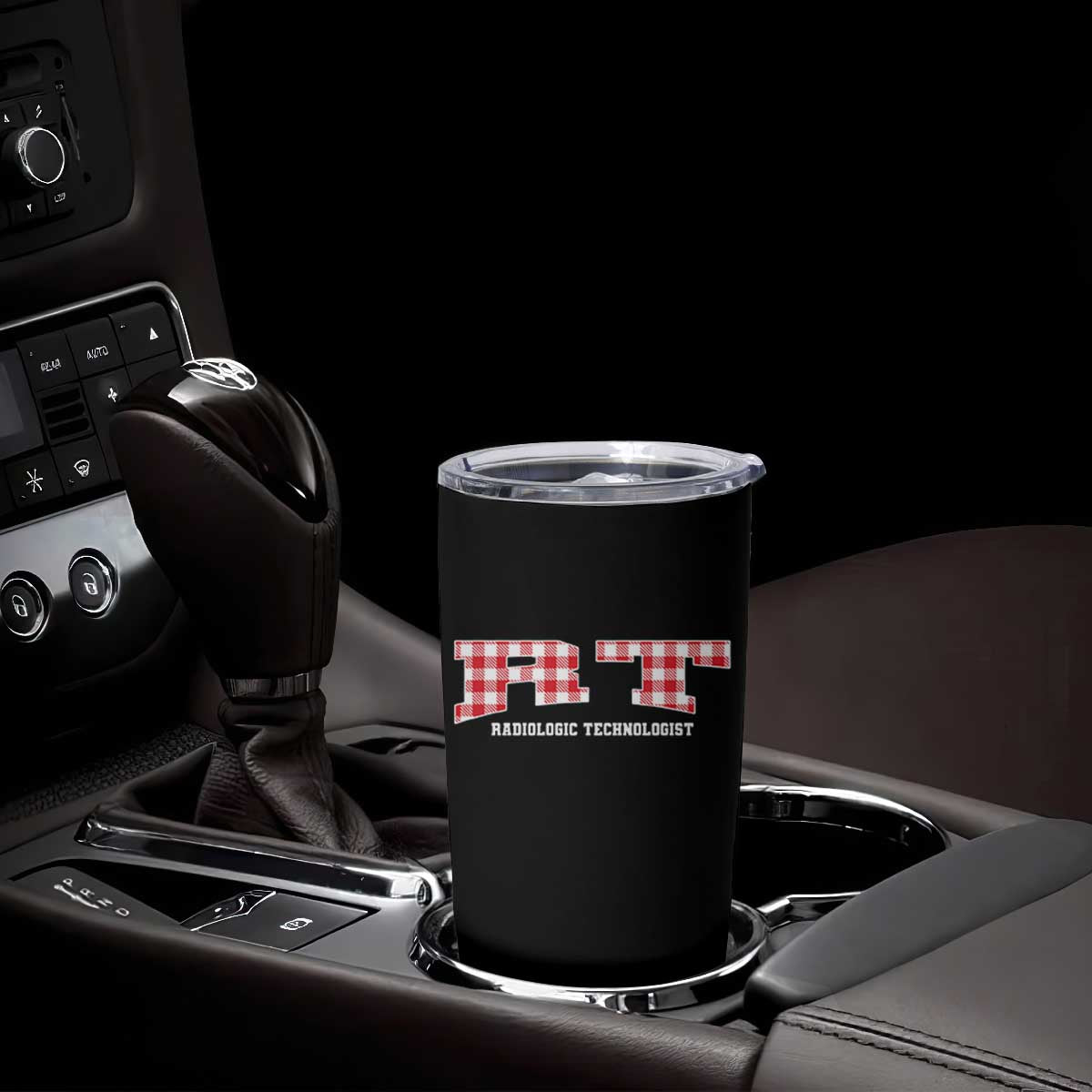Christmas Radiology Technologist Tumbler Cup Buffalo Plaid RT Rad Tech Gift TS10 Print Your Wear