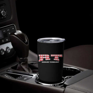 Christmas Radiology Technologist Tumbler Cup Buffalo Plaid RT Rad Tech Gift TS10 Print Your Wear