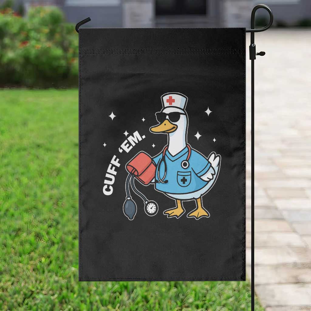 Goose Nurse Garden Flag Cuff Em Cute Nursing Graduation Gift TS10 Print Your Wear