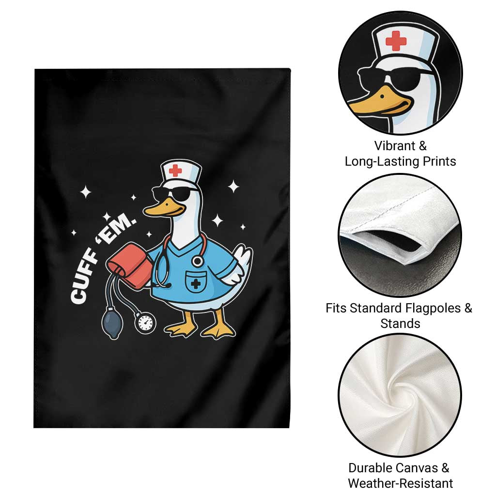 Goose Nurse Garden Flag Cuff Em Cute Nursing Graduation Gift TS10 Print Your Wear