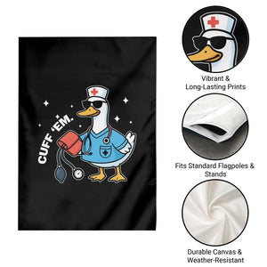 Goose Nurse Garden Flag Cuff Em Cute Nursing Graduation Gift TS10 Print Your Wear